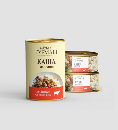 Каша рисовая с говядиной