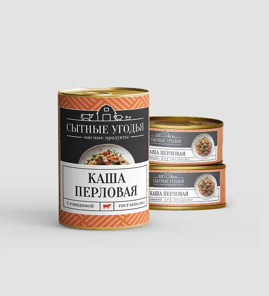Каша перловая с говядиной