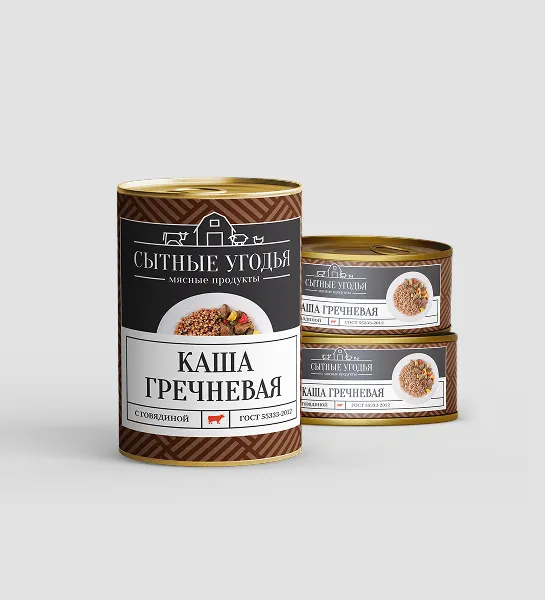 Каша гречневая с говядиной